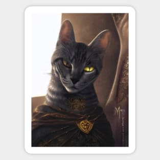 Mystic Mage cat: Supreme sorcerer Sticker